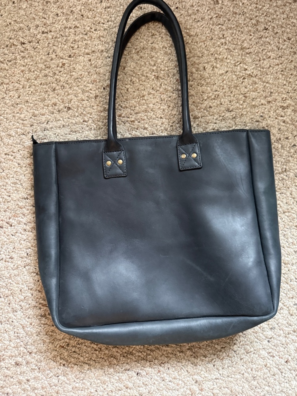 Parker Clay Merkato Signature Zip Tote - Black Leather - Picture 4 of 5